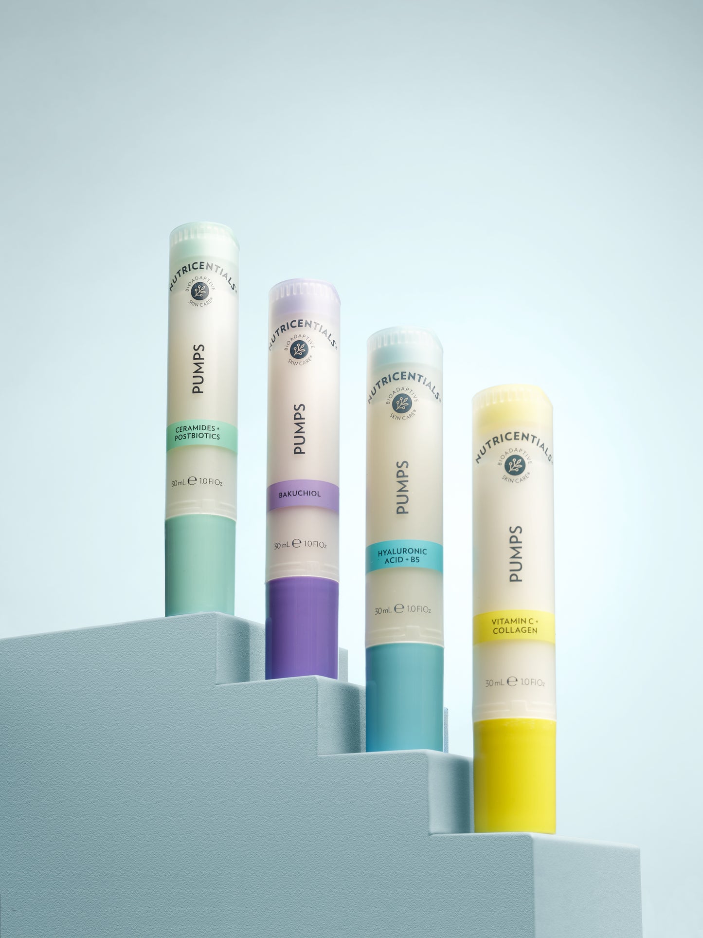 Ceramides + Postbiotics NUTRICENTIALS, NU SKIN PUMPS